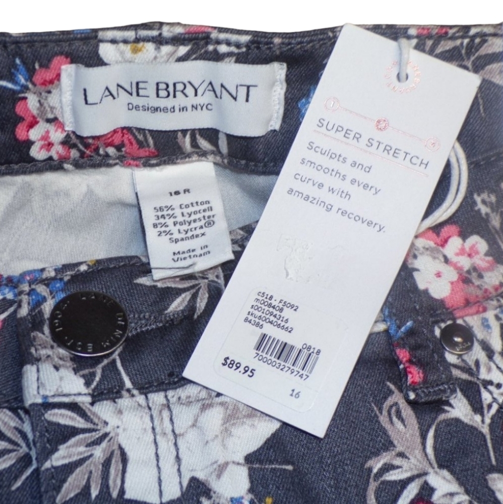 NWT Lane Bryant Super Stretch Skinny Jeans - Picture 7 of 7